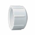 Thrifco Plumbing 2 Inch PVC Threaded Cap SCH 40 8113726